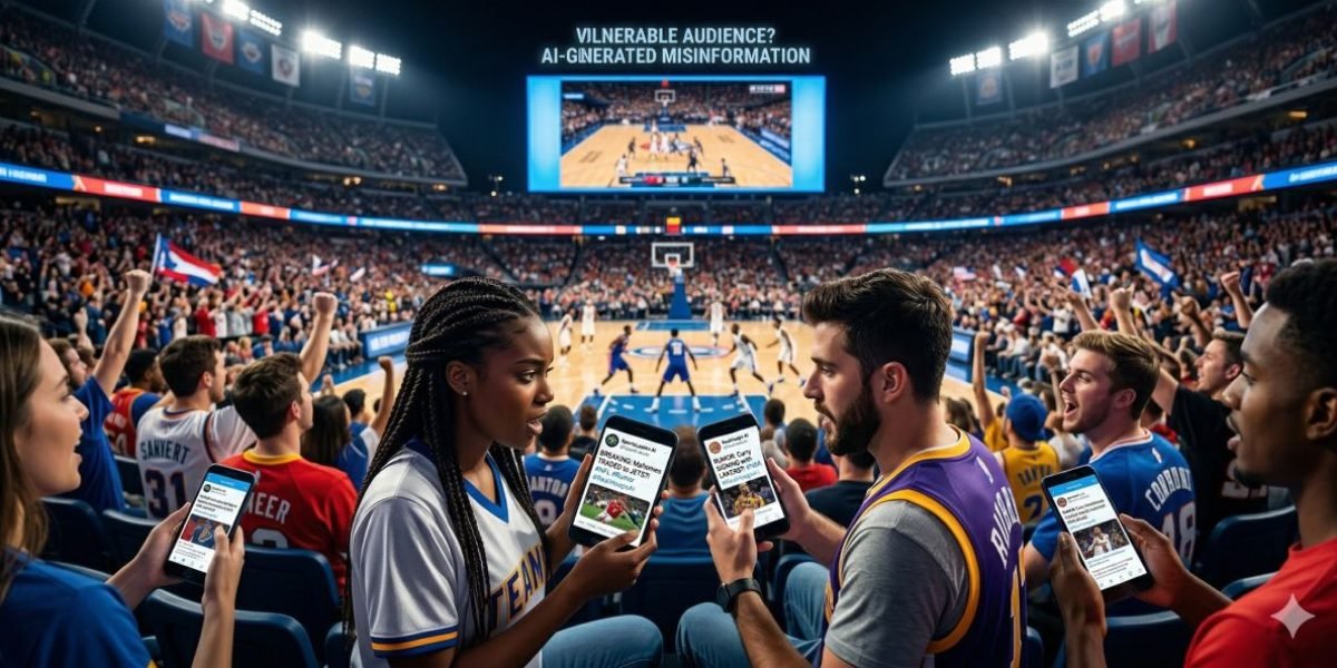 How AI-Generated Sports Misinformation Works — and Why Sports Fans Are a Particularly Vulnerable Audience